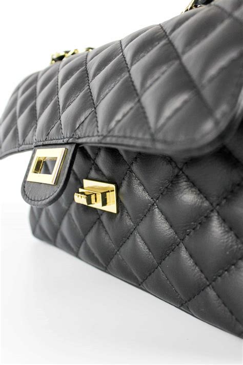 bolso acolchado tipo chanel